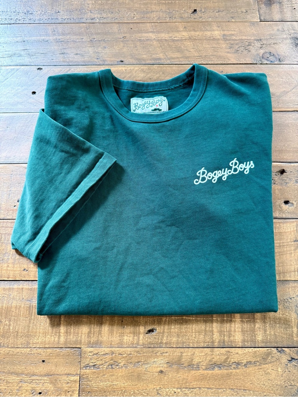 Bogey Boys Men’s green tshirt, size large